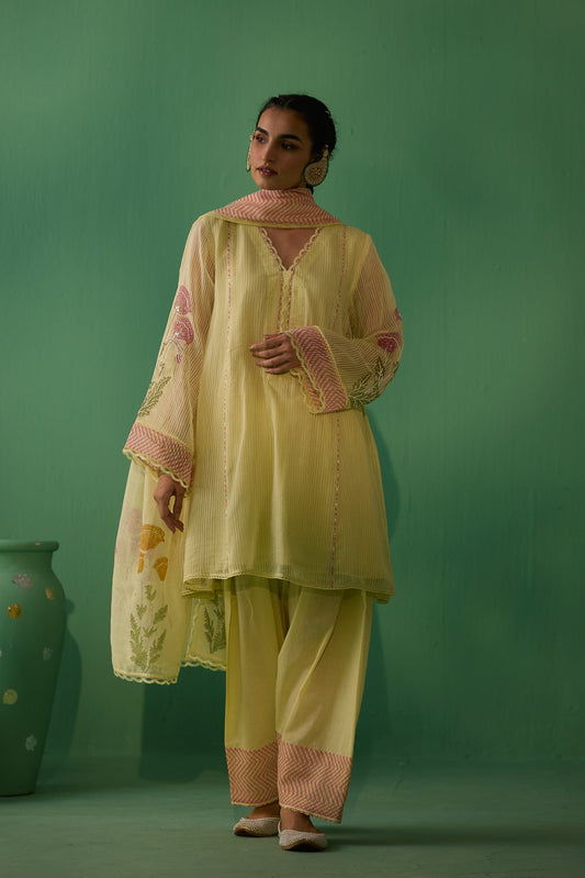 Binda - Yellow Kurta set