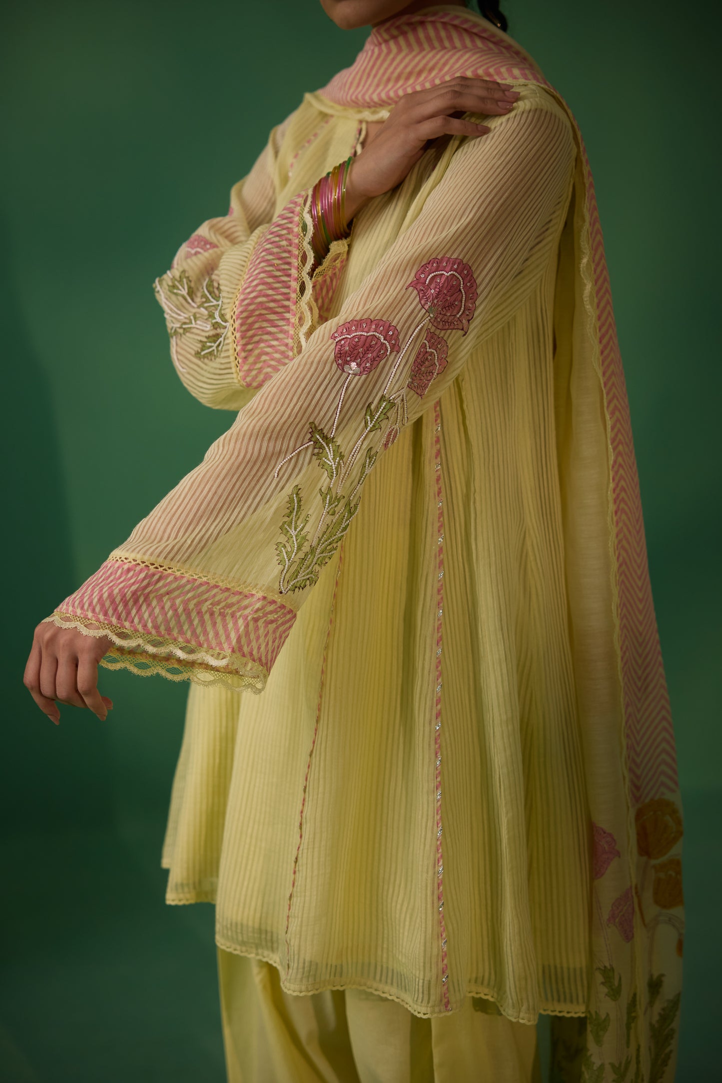 Binda - Yellow Kurta set
