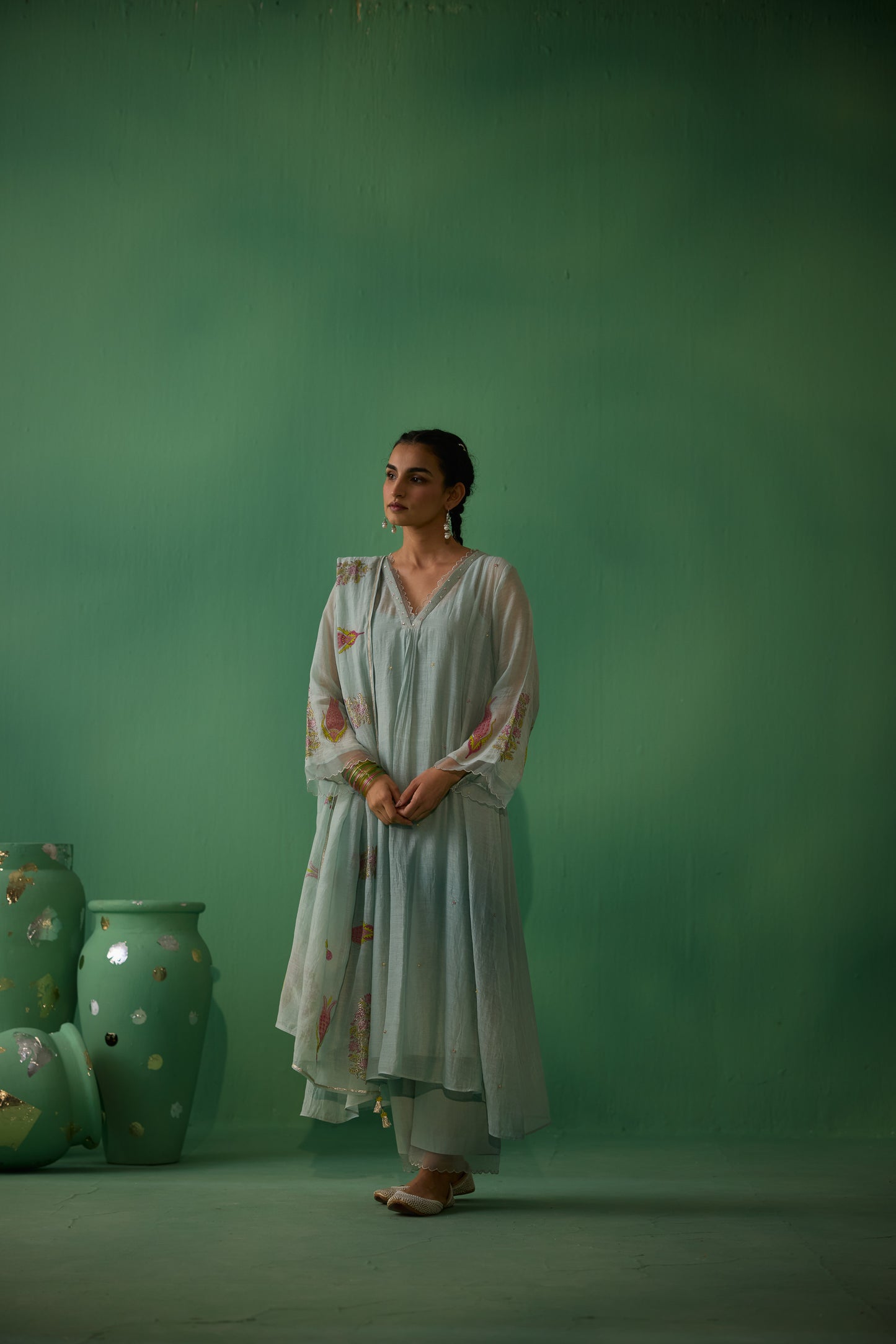 Urmi - Blue Kurta set