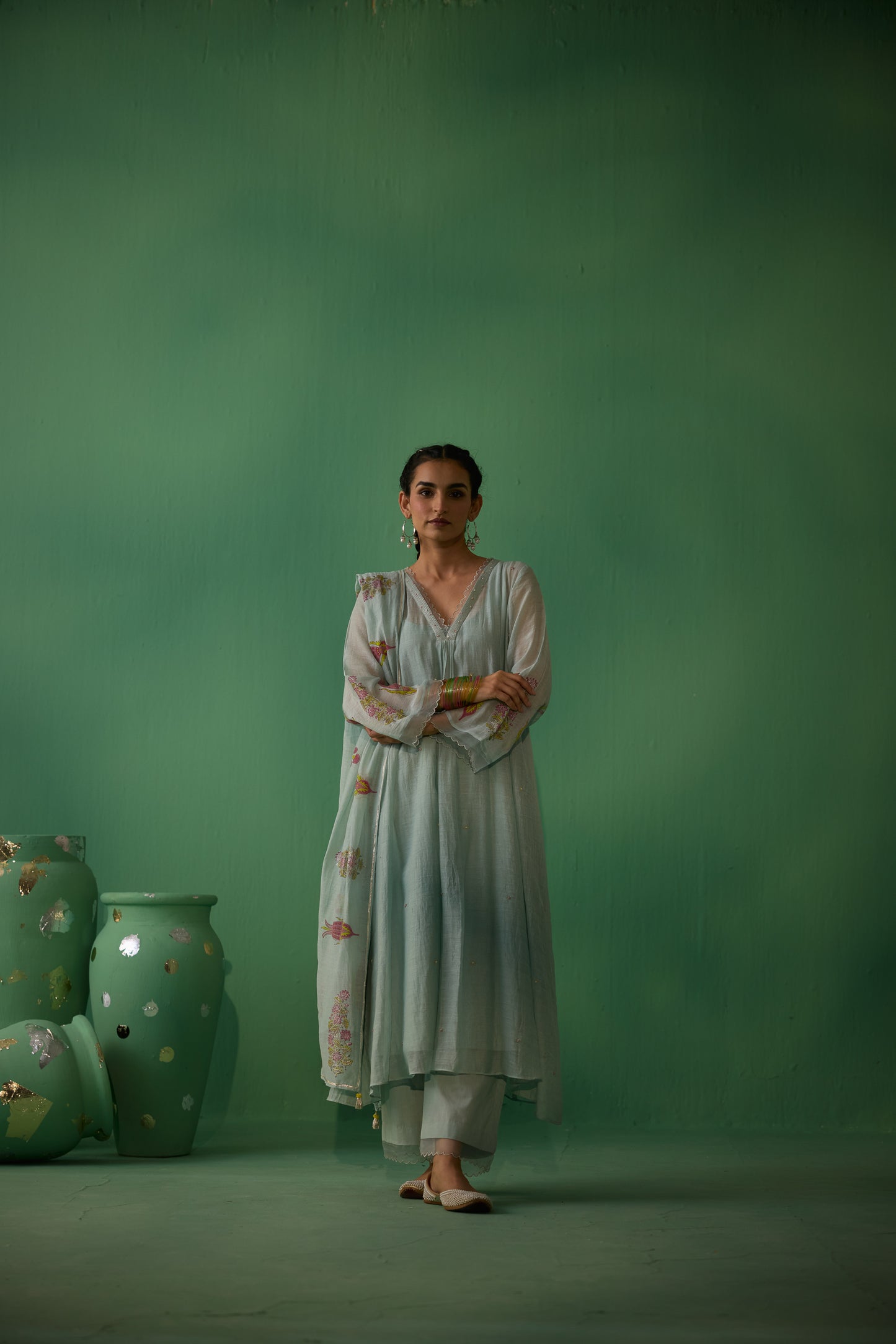 Urmi - Blue Kurta set