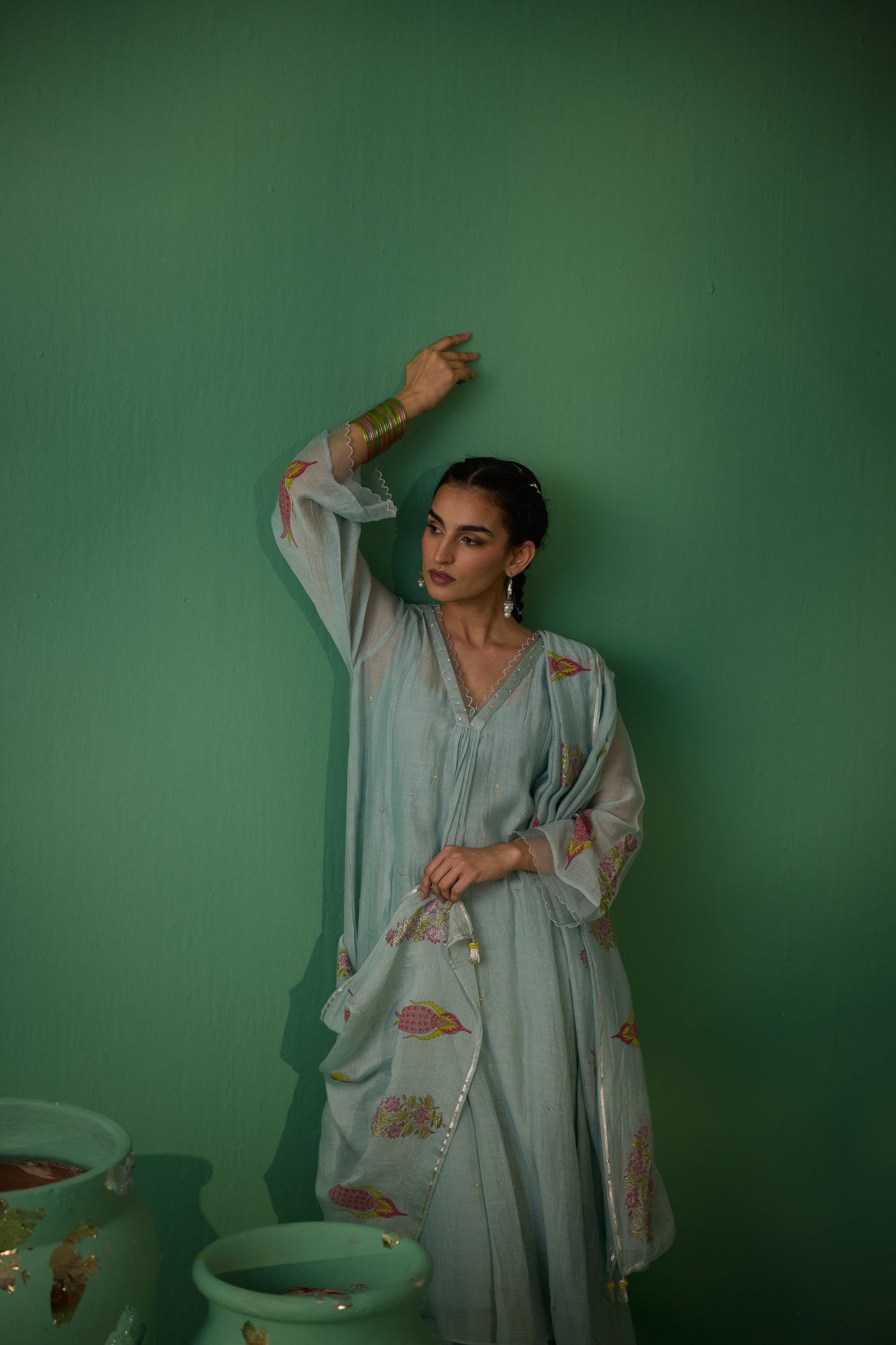 Urmi - Blue Kurta set