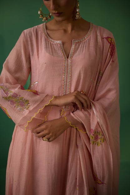 Mudra - Peach Kurta set