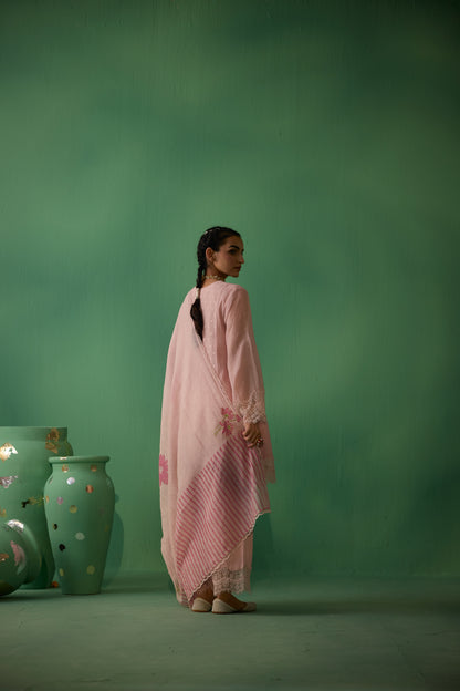 Veda - Pink Kurta set