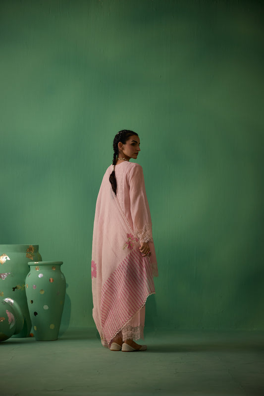 Veda - Pink Kurta set