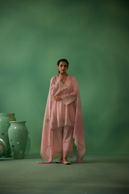 Veda - Pink Kurta set