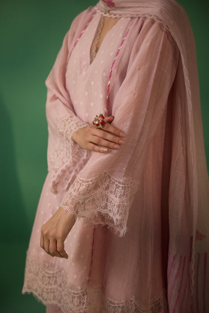 Veda - Pink Kurta set
