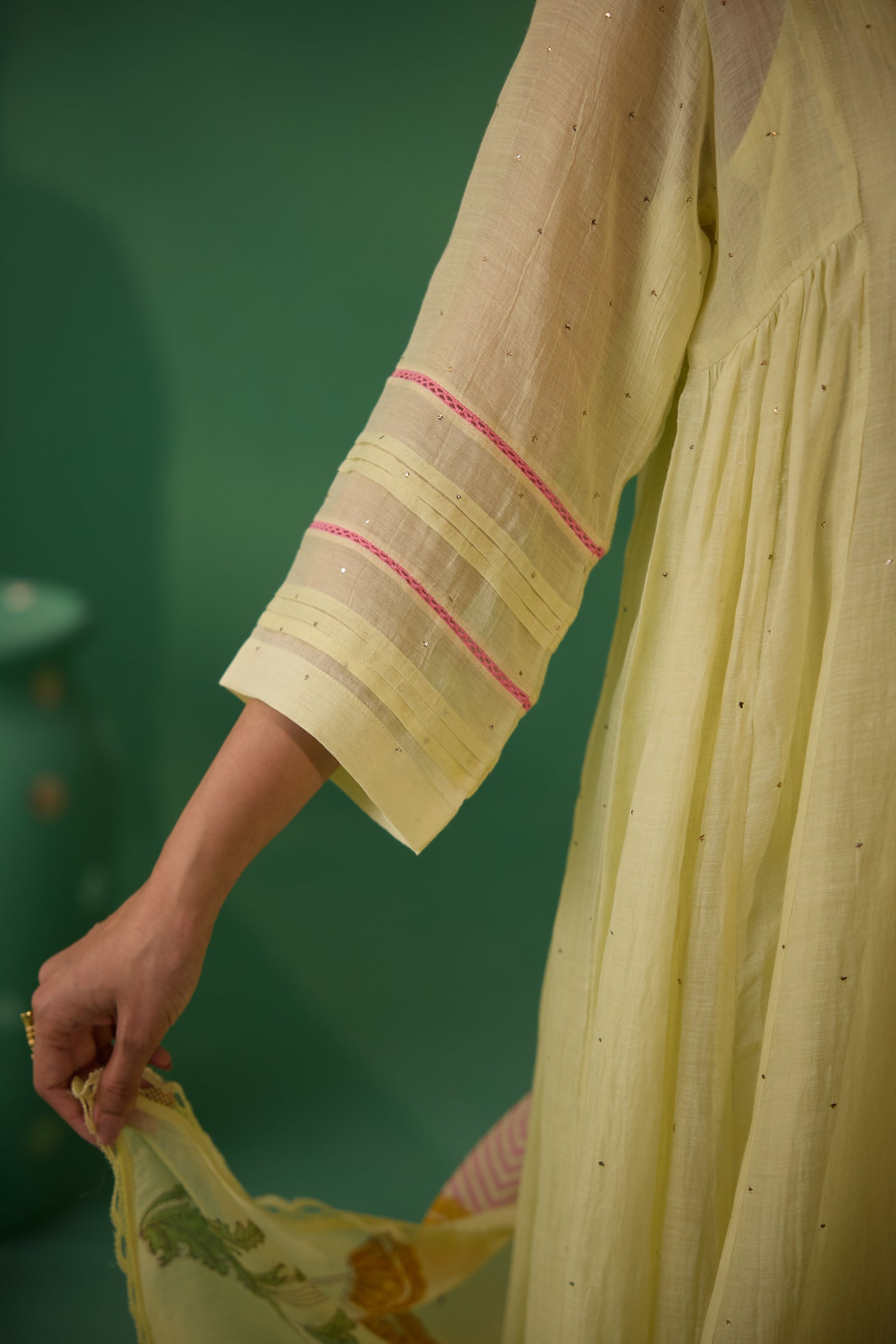 Dhara - Yellow Kurta set