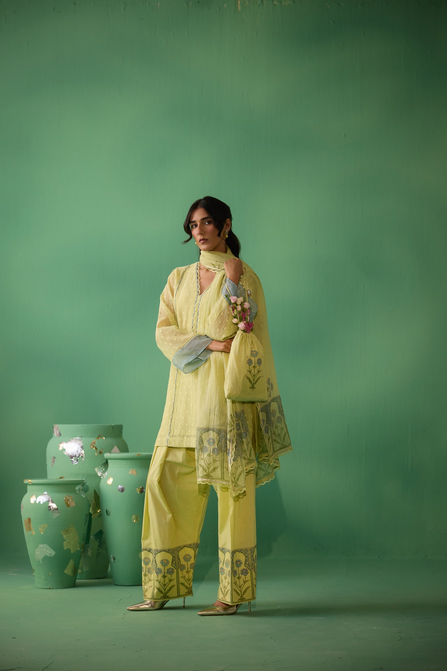 Saba - Green Kurta set