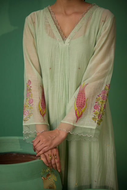 Urmi - Green Kurta set