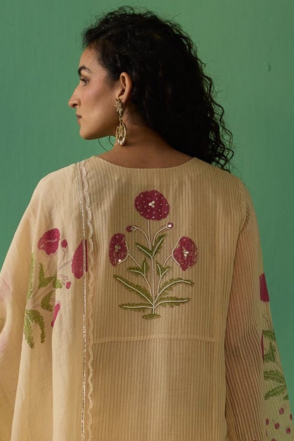 Kinara - Beige Kurta set