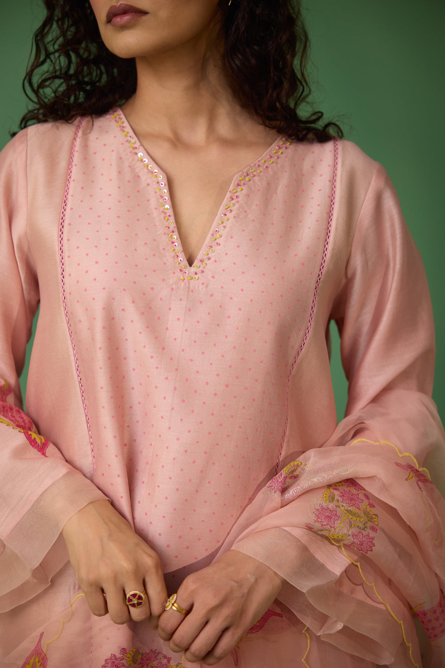 Kriya - Pink Kurta set