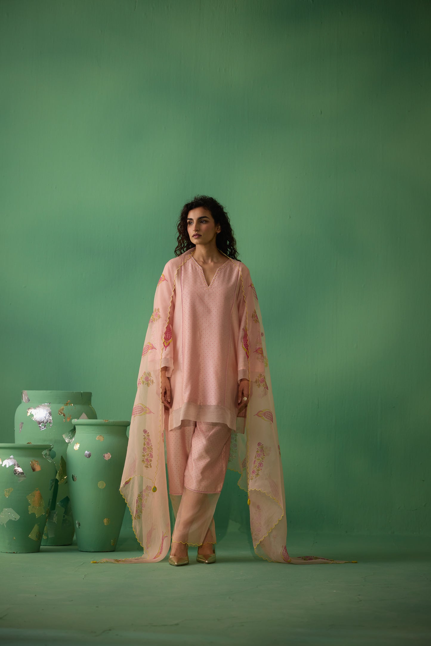 Kriya - Pink Kurta set