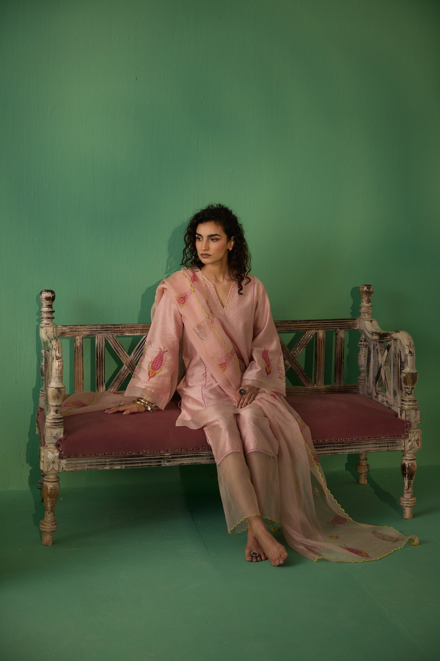 Kriya - Pink Kurta set