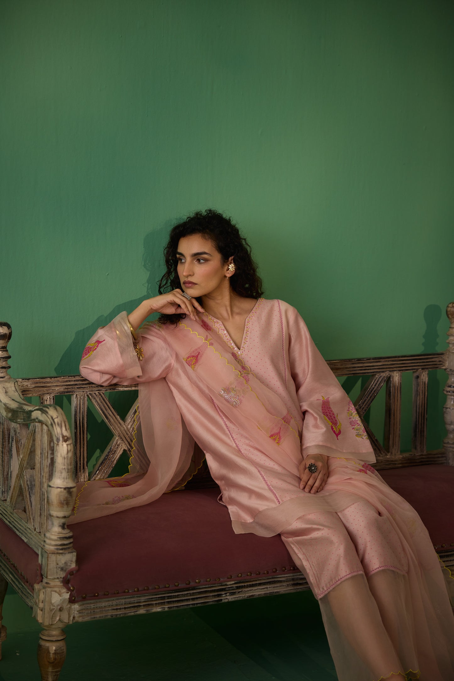 Kriya - Pink Kurta set