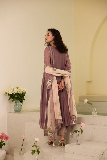 Alice - The Dusty plum Kurta Set
