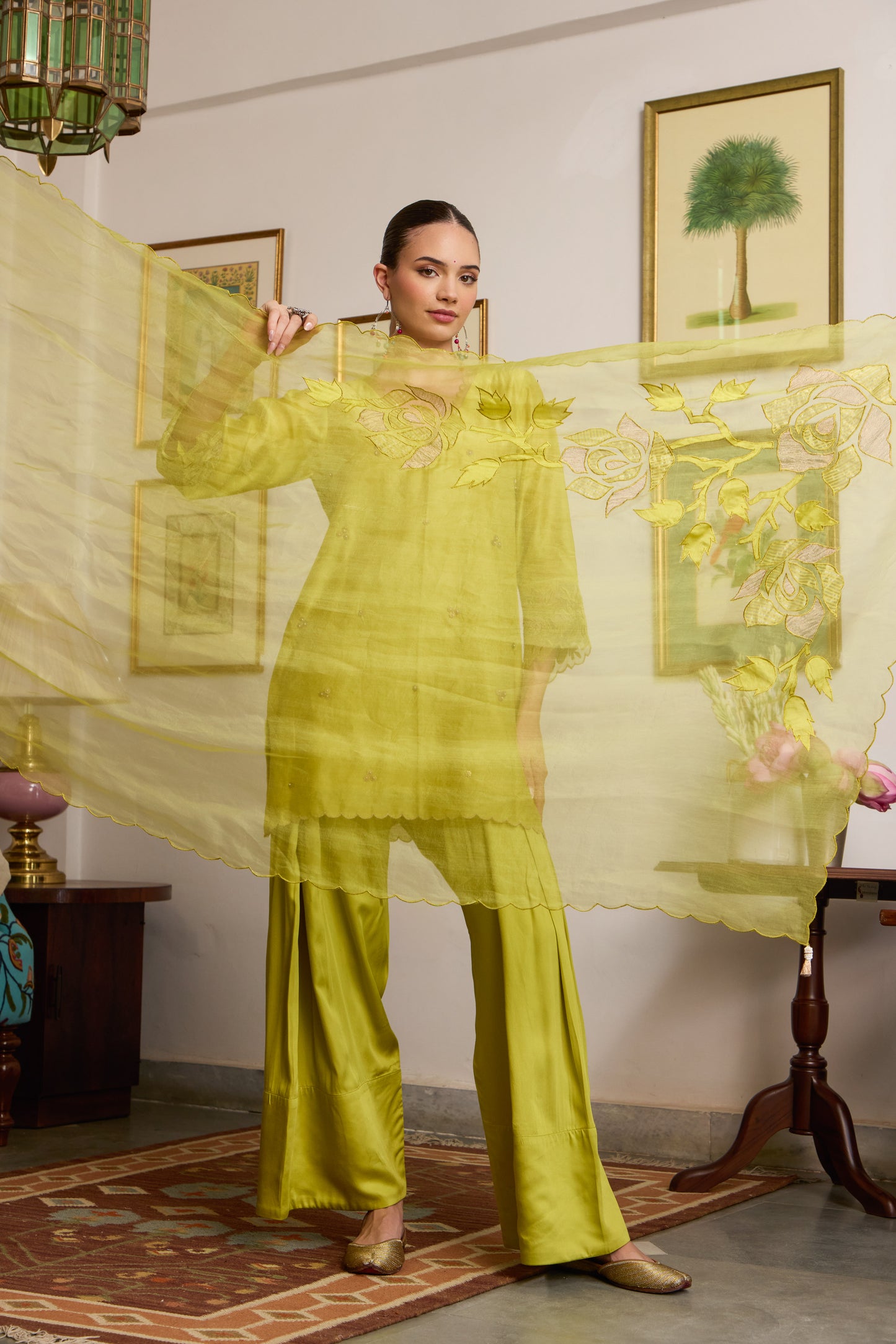 Swara - The Green Farshi Salwar set