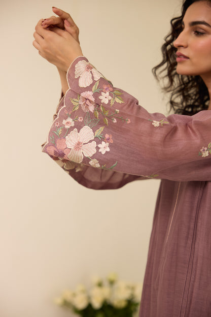 Alice - The Dusty plum Kurta Set