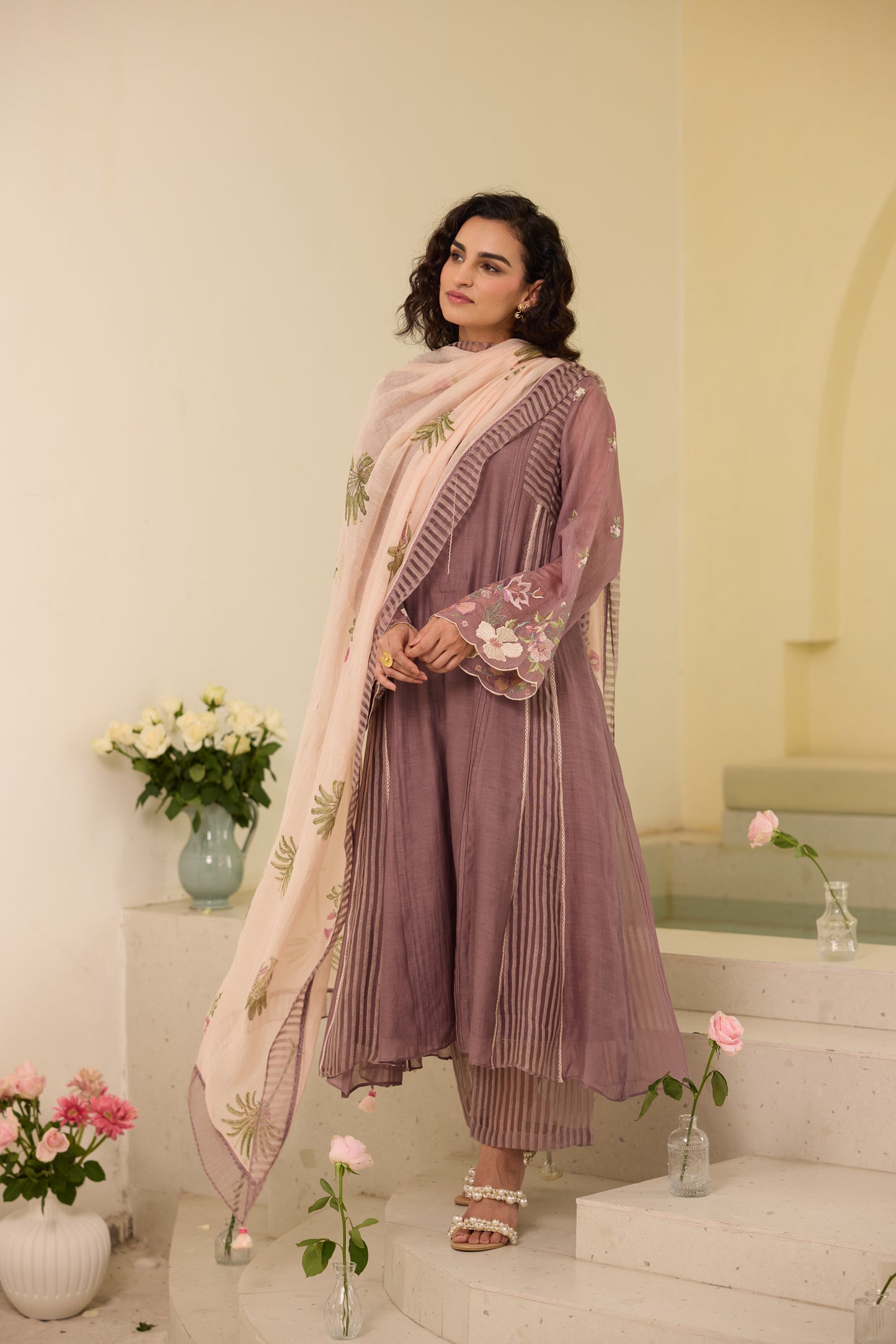 Alice - The Dusty plum Kurta Set