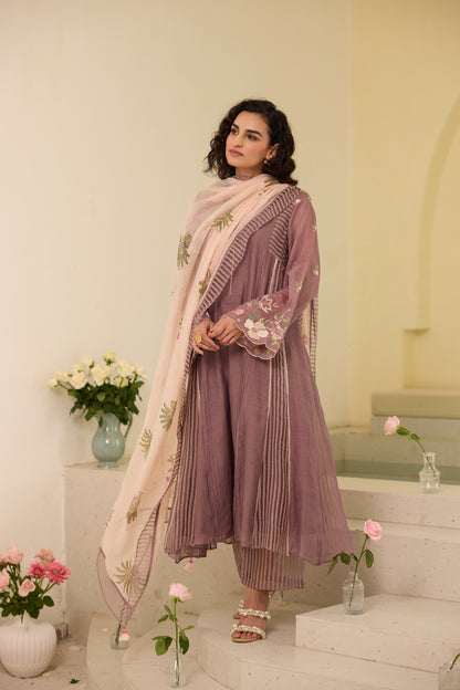 Alice - The Dusty plum Kurta Set
