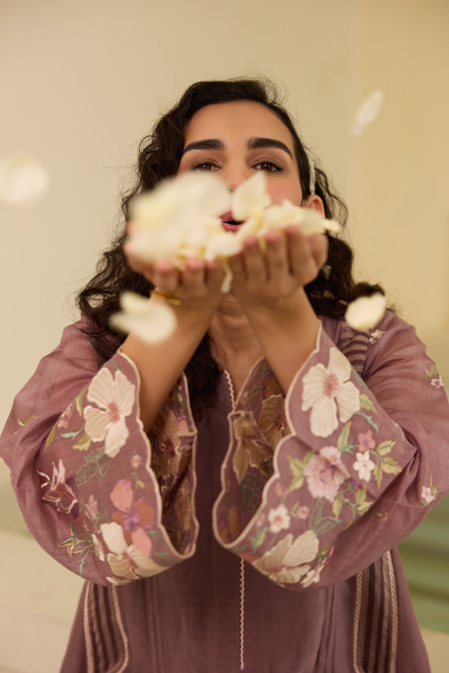 Alice - The Dusty plum Kurta Set