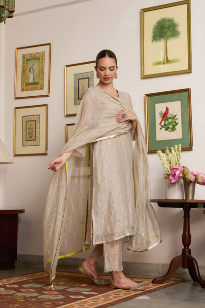 Chaand - The Tissue Kurta Set