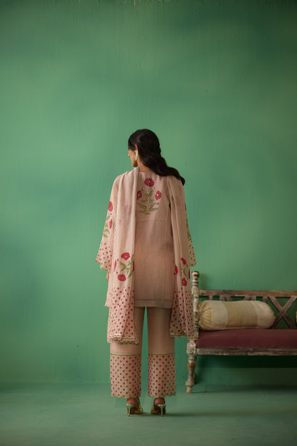 Kinara - Blush Pink Kurta set