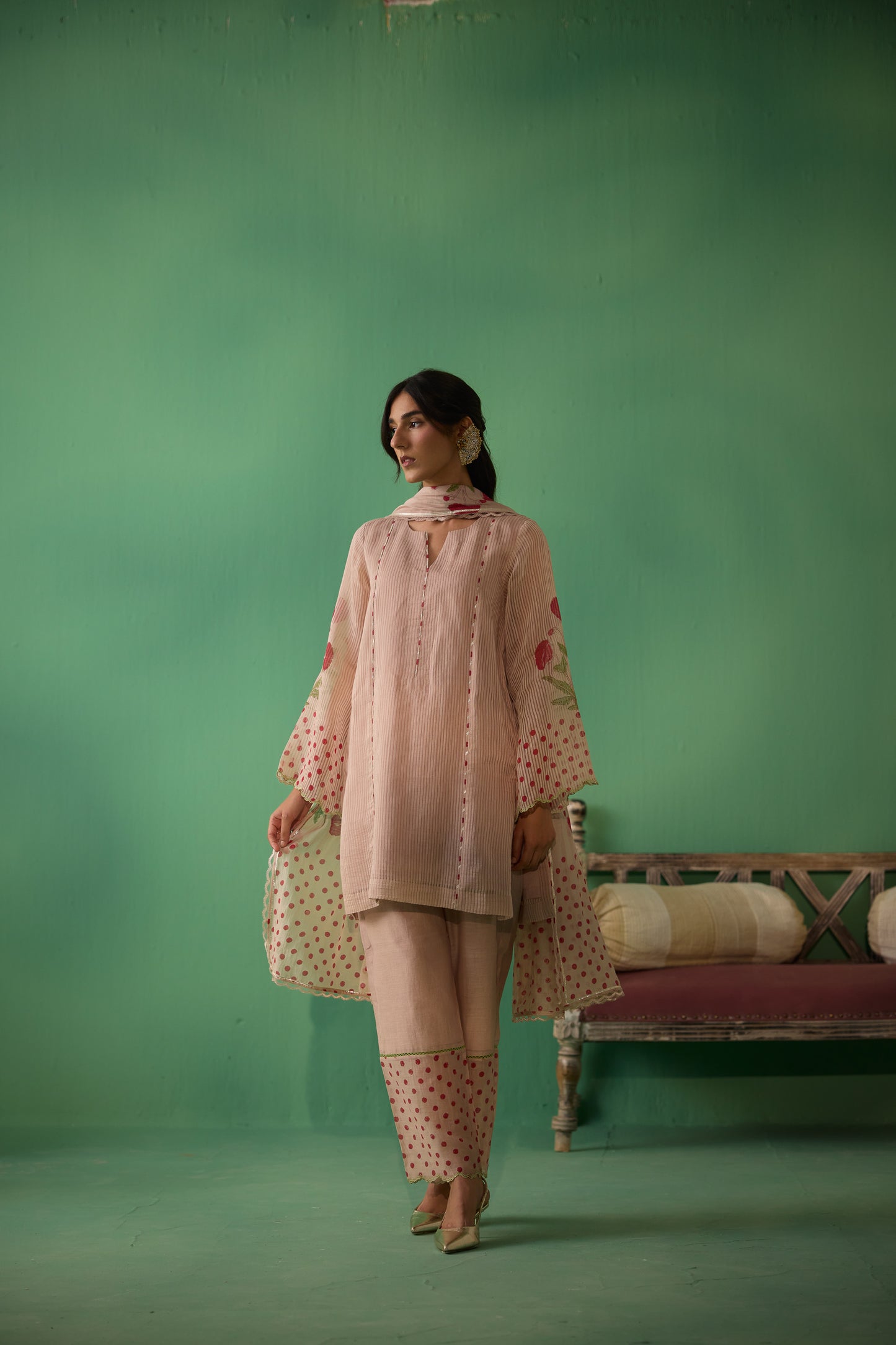 Kinara - Blush Pink Kurta set