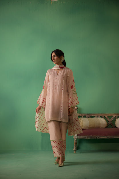 Kinara - Blush Pink Kurta set