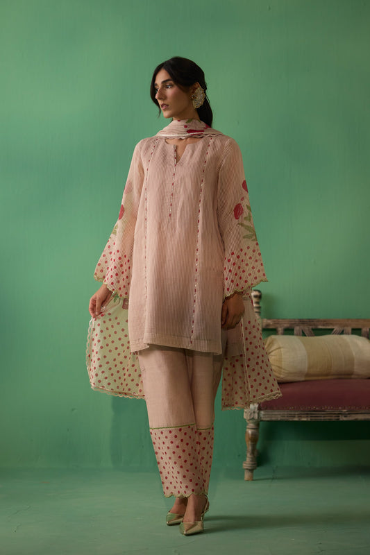 Kinara - Blush Pink Kurta set