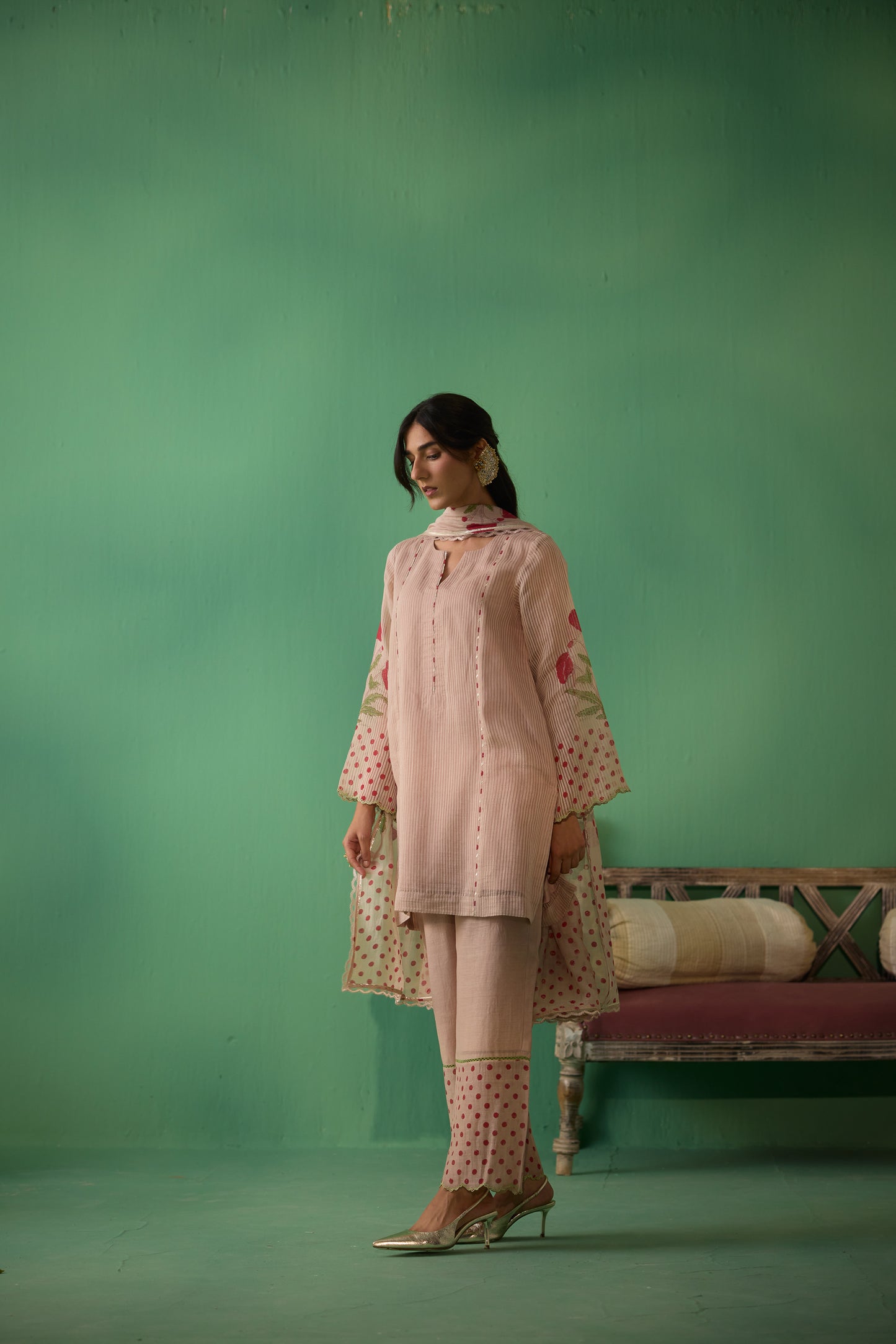 Kinara - Blush Pink Kurta set