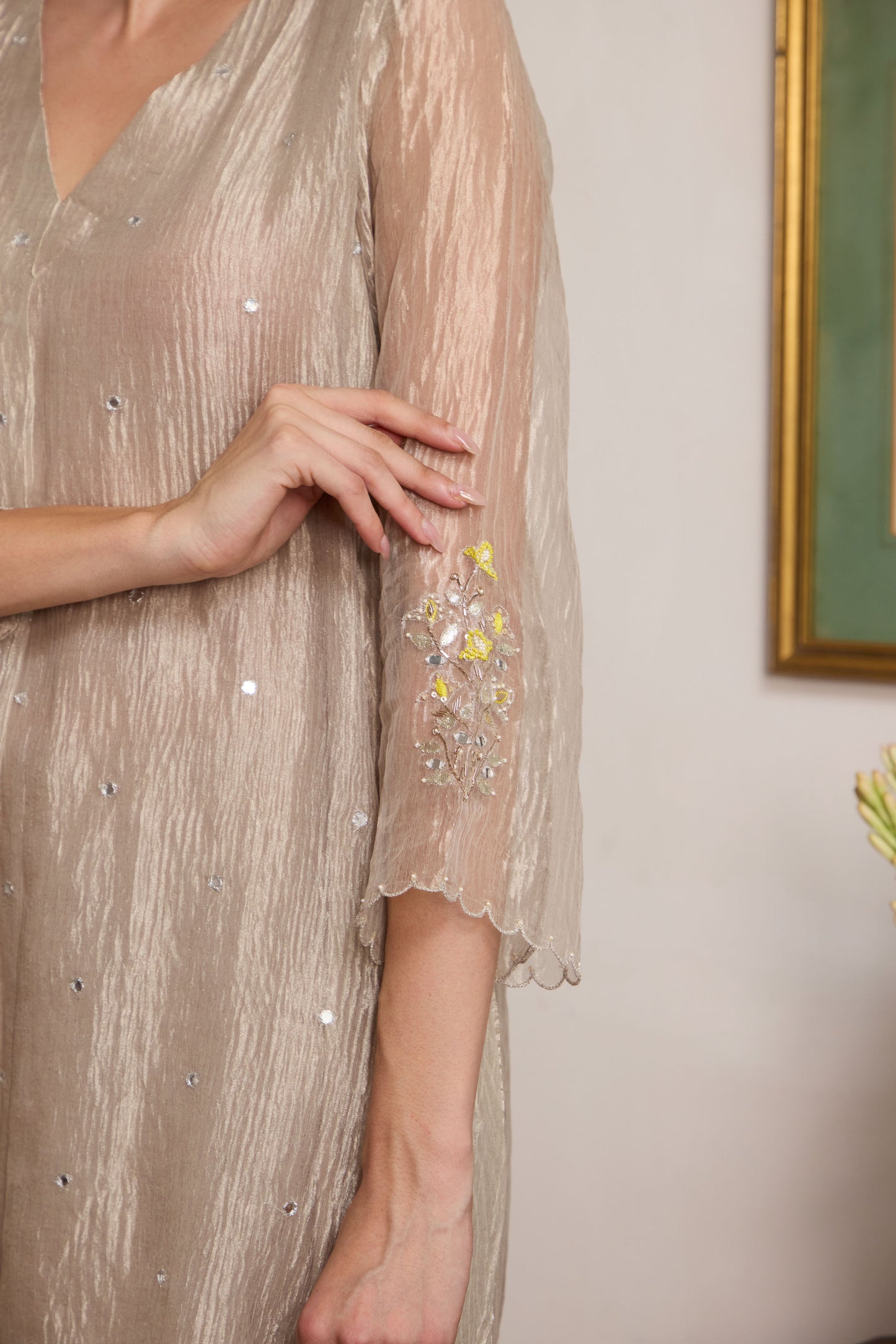 Chaand - The Tissue Kurta Set