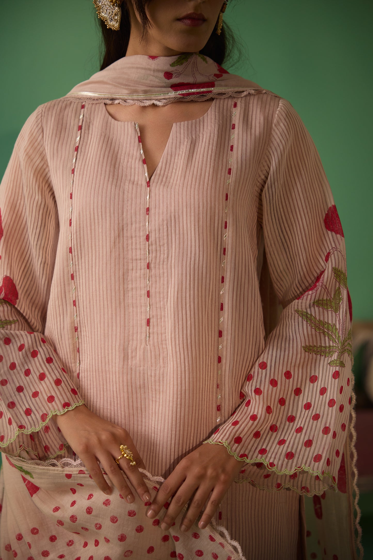 Kinara - Blush Pink Kurta set
