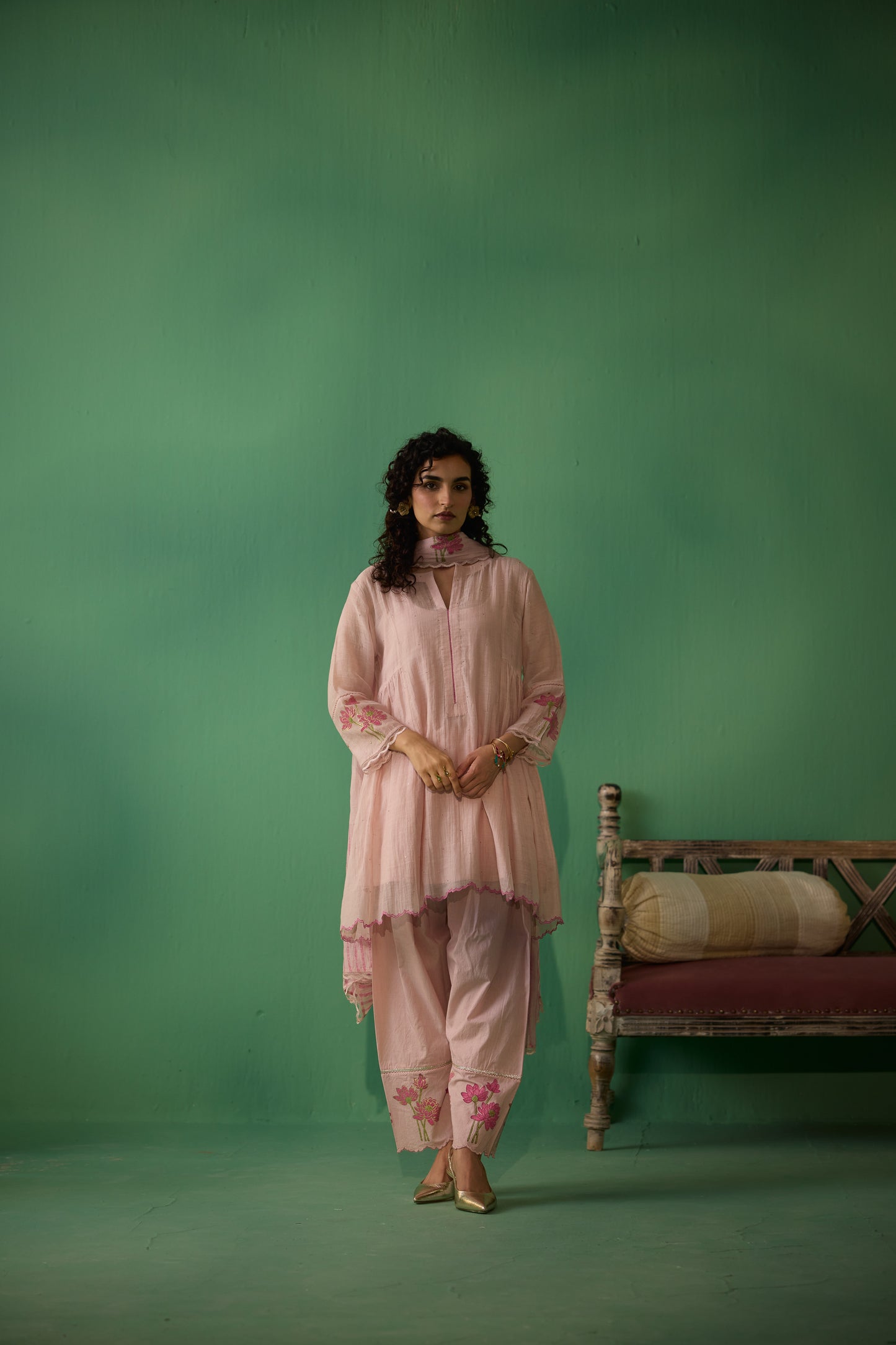 Kamal - Pink Kurta set