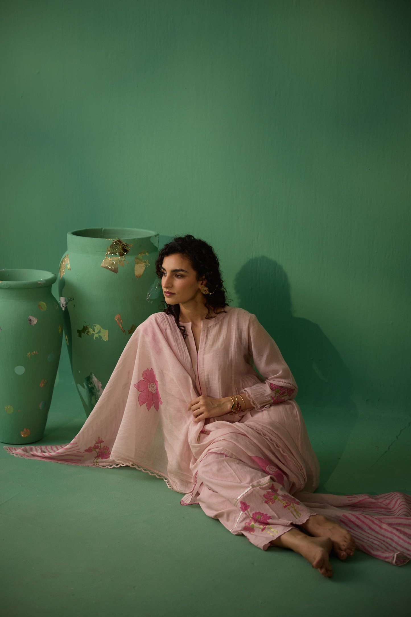 Kamal - Pink Kurta set