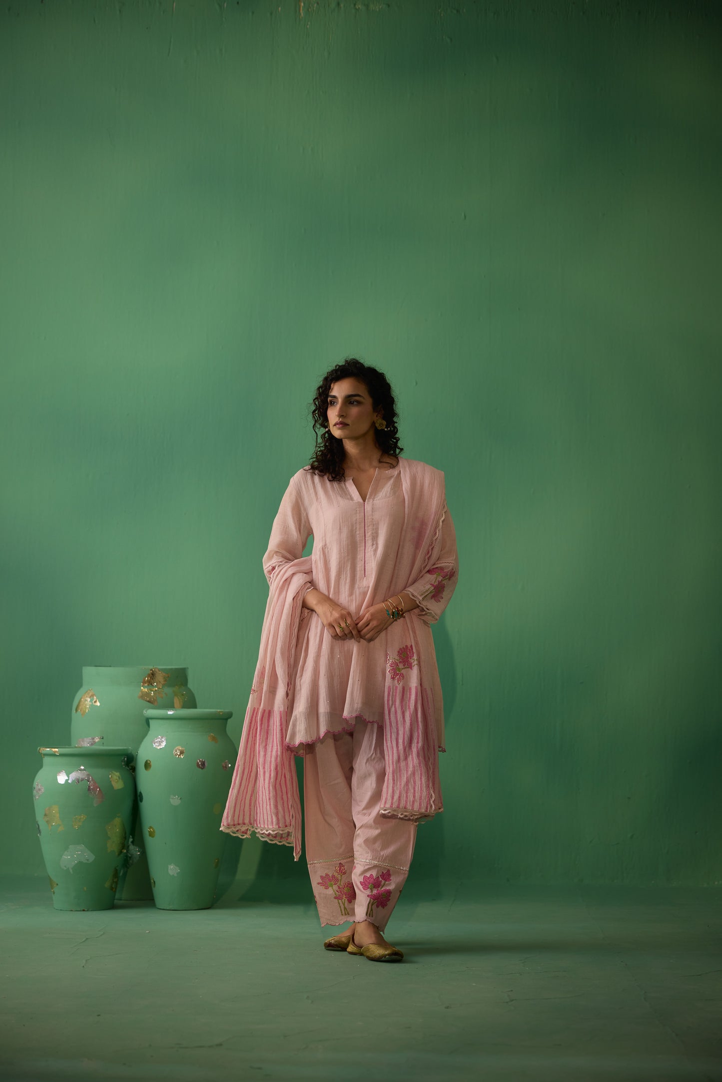 Kamal - Pink Kurta set