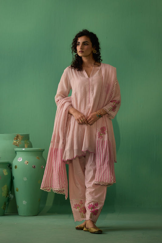 Kamal - Pink Kurta set
