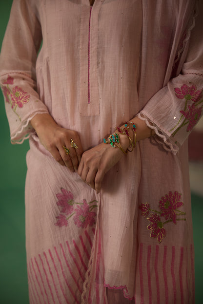 Kamal - Pink Kurta set