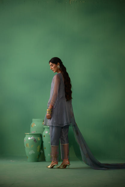 Ekaya - Grey Kurta set
