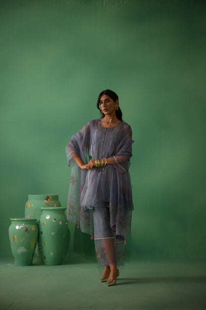 Ekaya - Grey Kurta set
