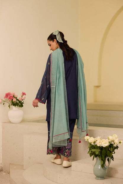 Daffodil - The Blue Kurta Set