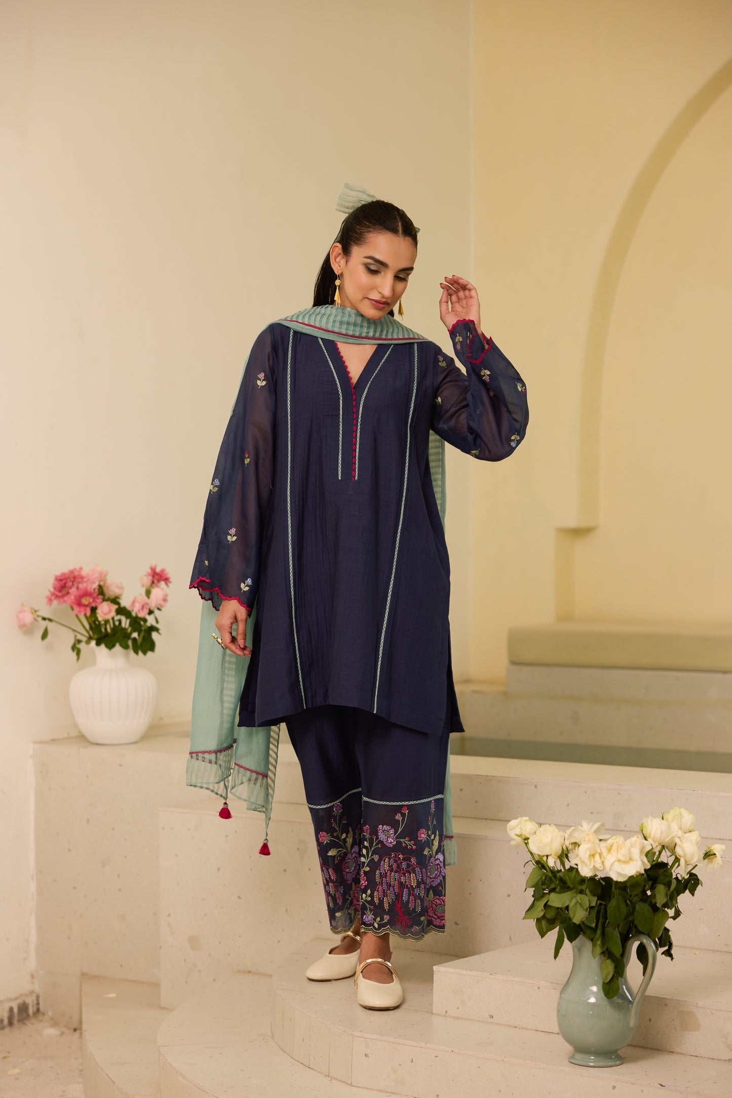 Daffodil - The Blue Kurta Set