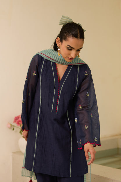 Daffodil - The Blue Kurta Set