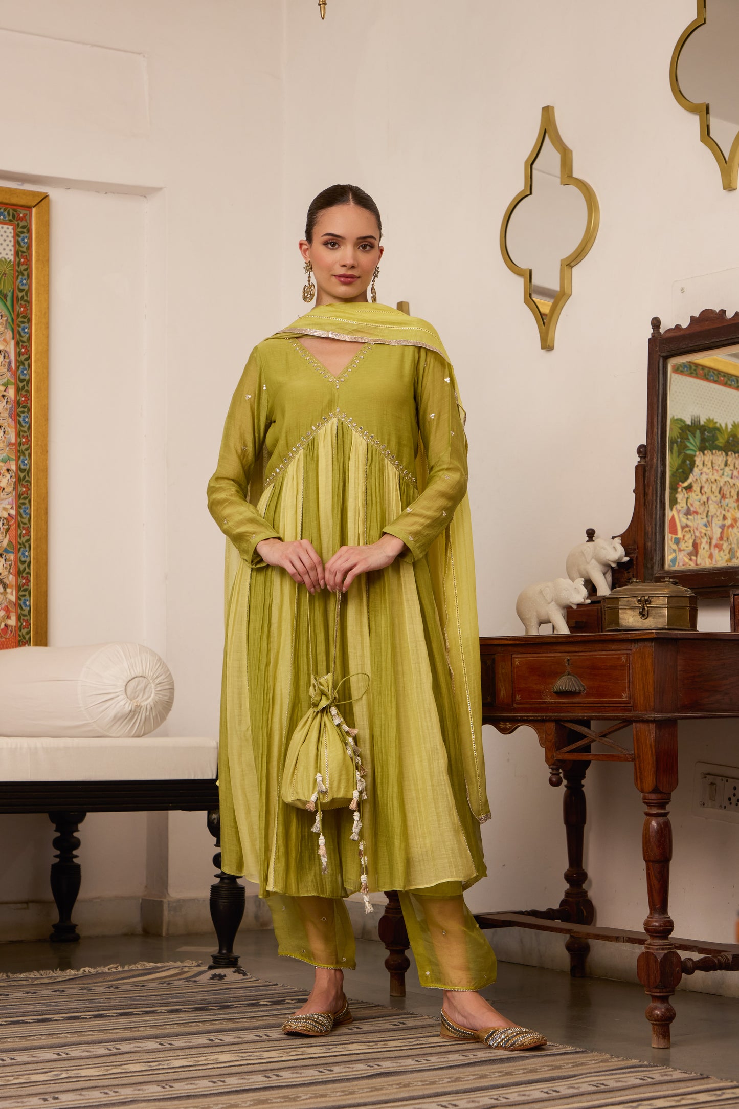 Damini - The Green Ombre Set