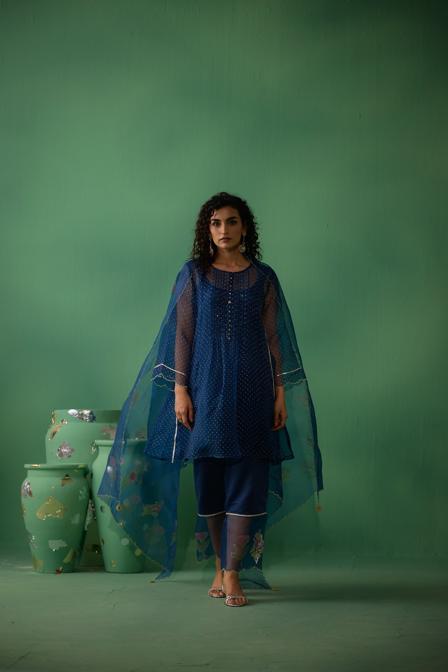 Ekaya - Blue kurta set