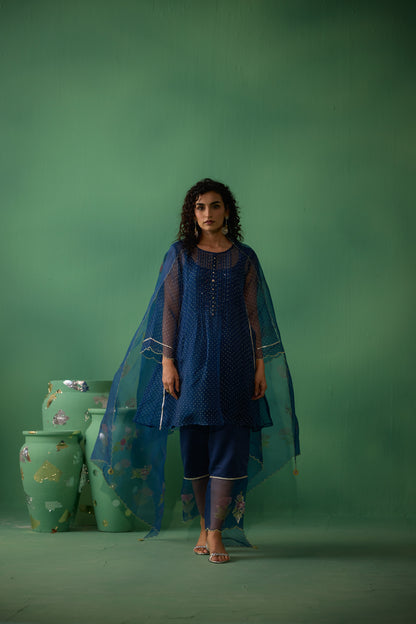 Ekaya - Blue kurta set
