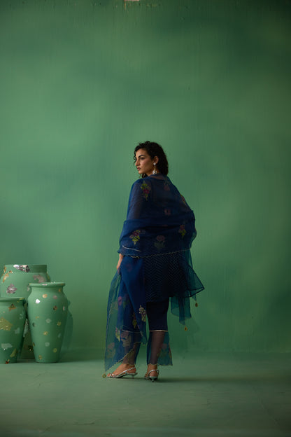 Ekaya - Blue kurta set