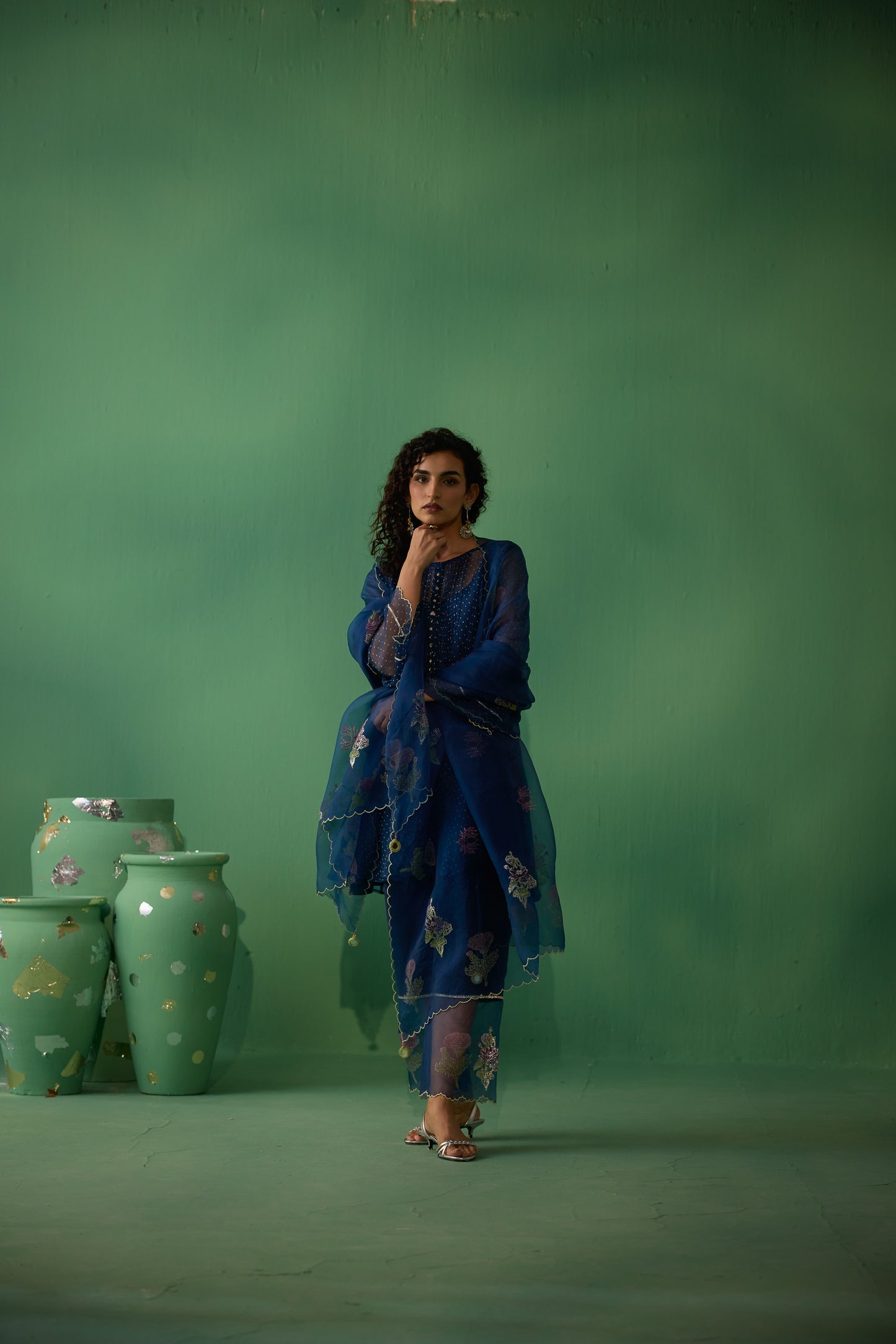 Ekaya - Blue kurta set