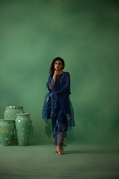 Ekaya - Blue kurta set