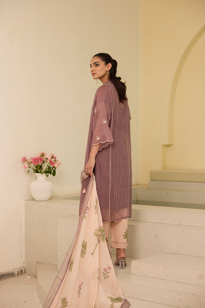 Olivia - The Dusty Plum Kurta Set