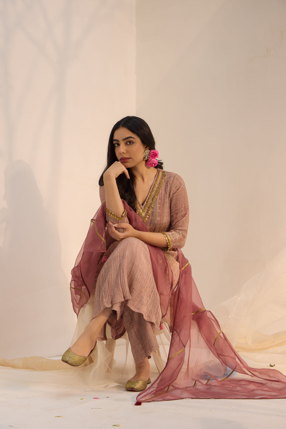 Adhira - The Dusty Pink Suit Set